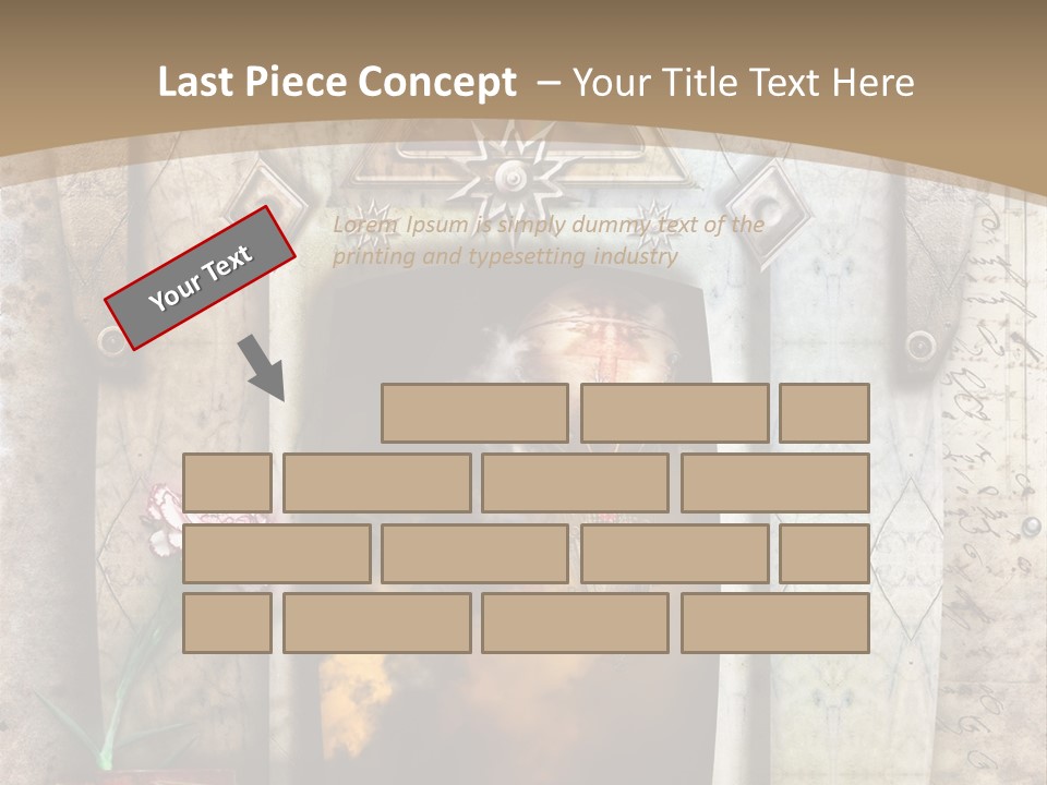 Manuscript Imagination Aged PowerPoint Template