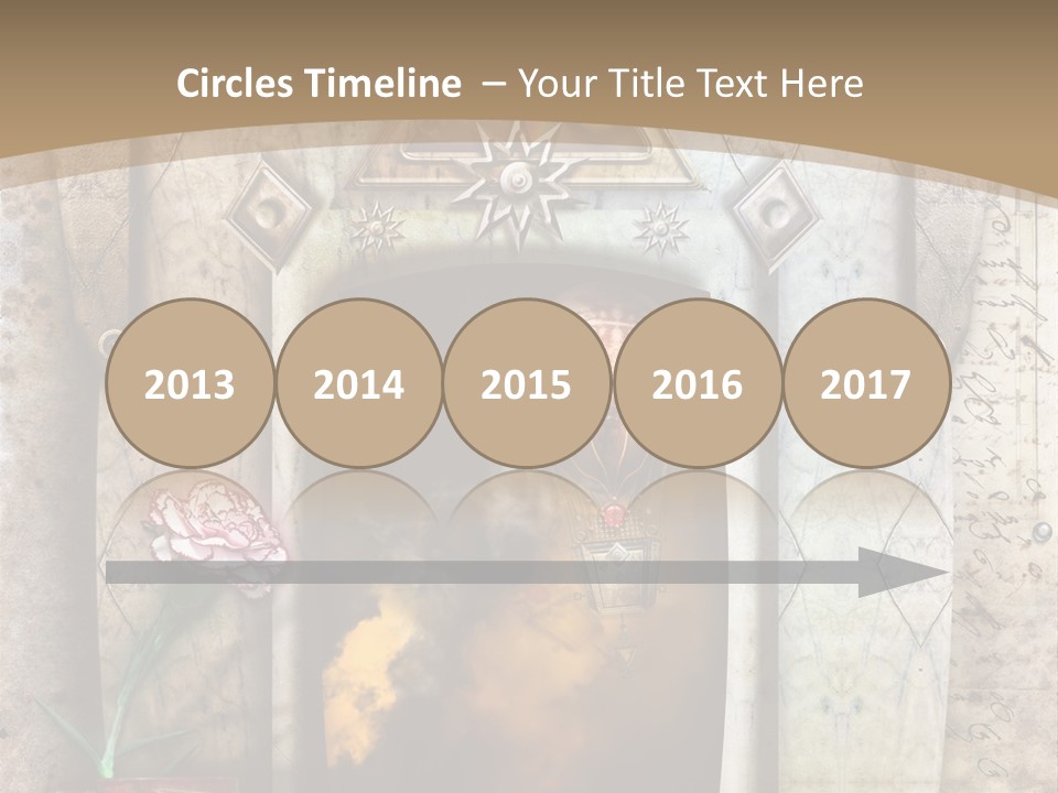 Manuscript Imagination Aged PowerPoint Template