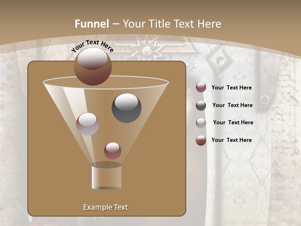 Manuscript Imagination Aged PowerPoint Template