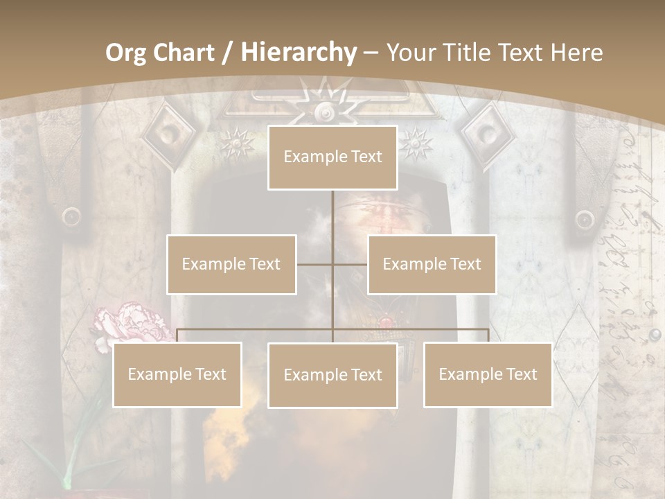 Manuscript Imagination Aged PowerPoint Template