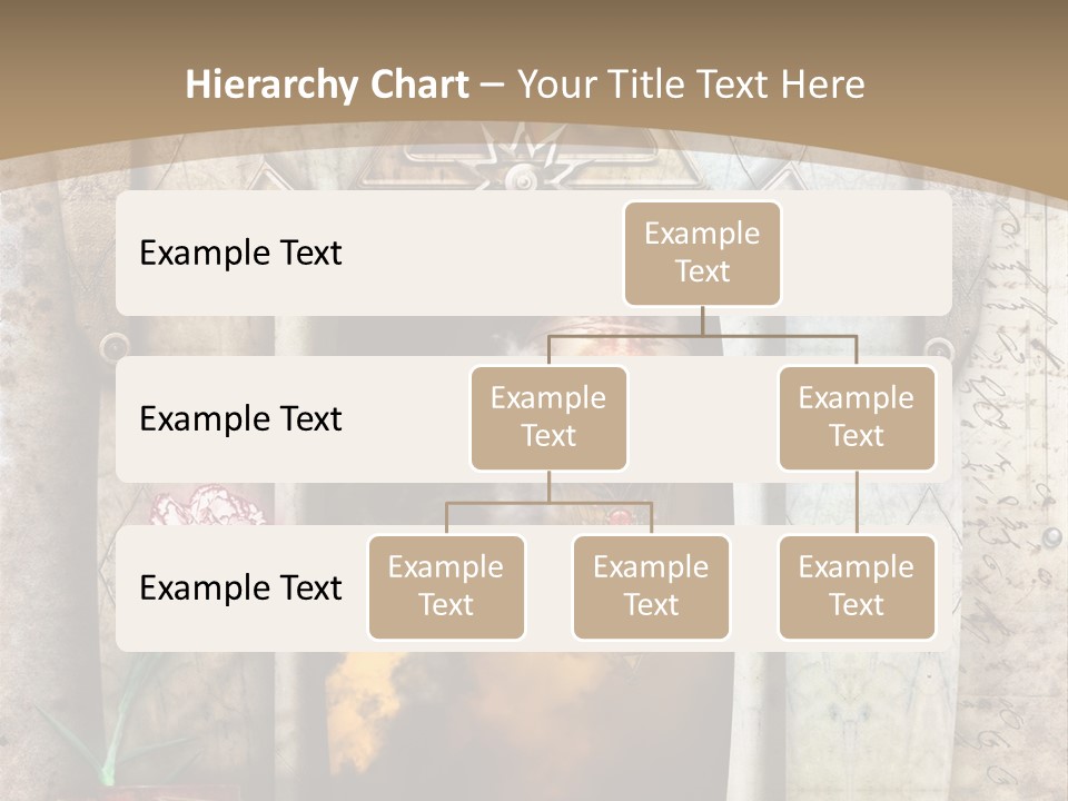 Manuscript Imagination Aged PowerPoint Template