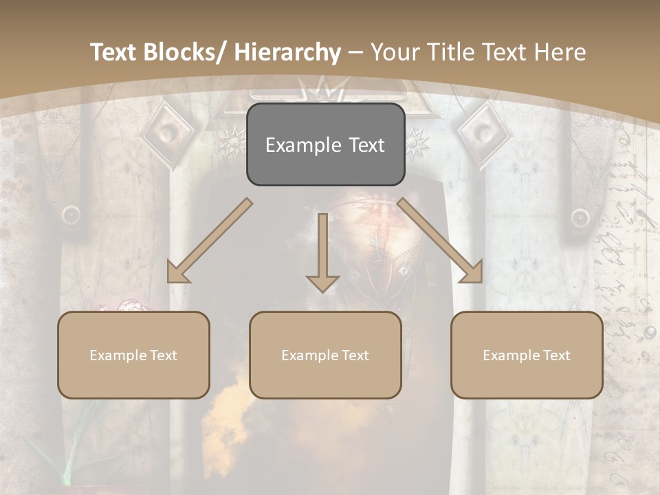 Manuscript Imagination Aged PowerPoint Template