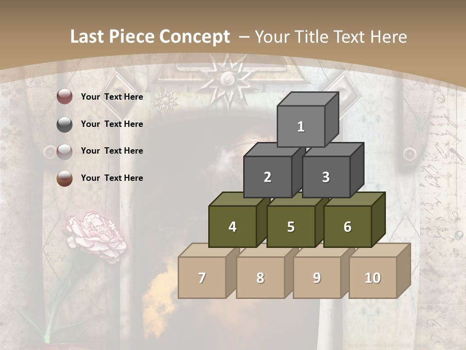 Manuscript Imagination Aged PowerPoint Template