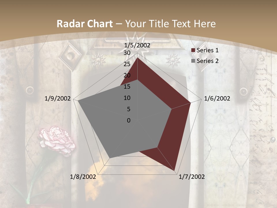 Manuscript Imagination Aged PowerPoint Template