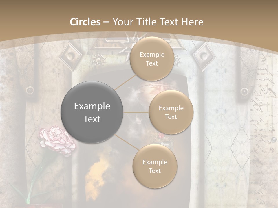Manuscript Imagination Aged PowerPoint Template
