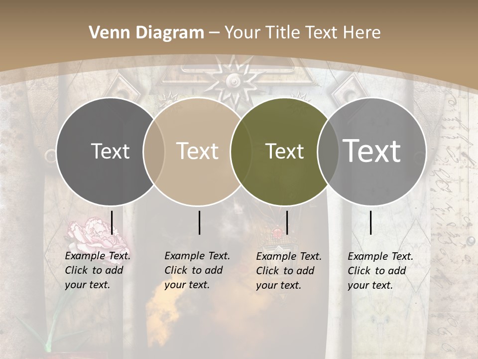 Manuscript Imagination Aged PowerPoint Template