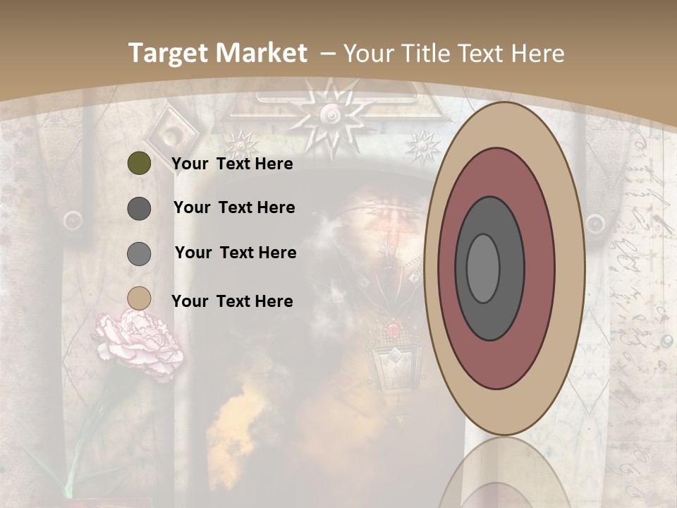 Manuscript Imagination Aged PowerPoint Template