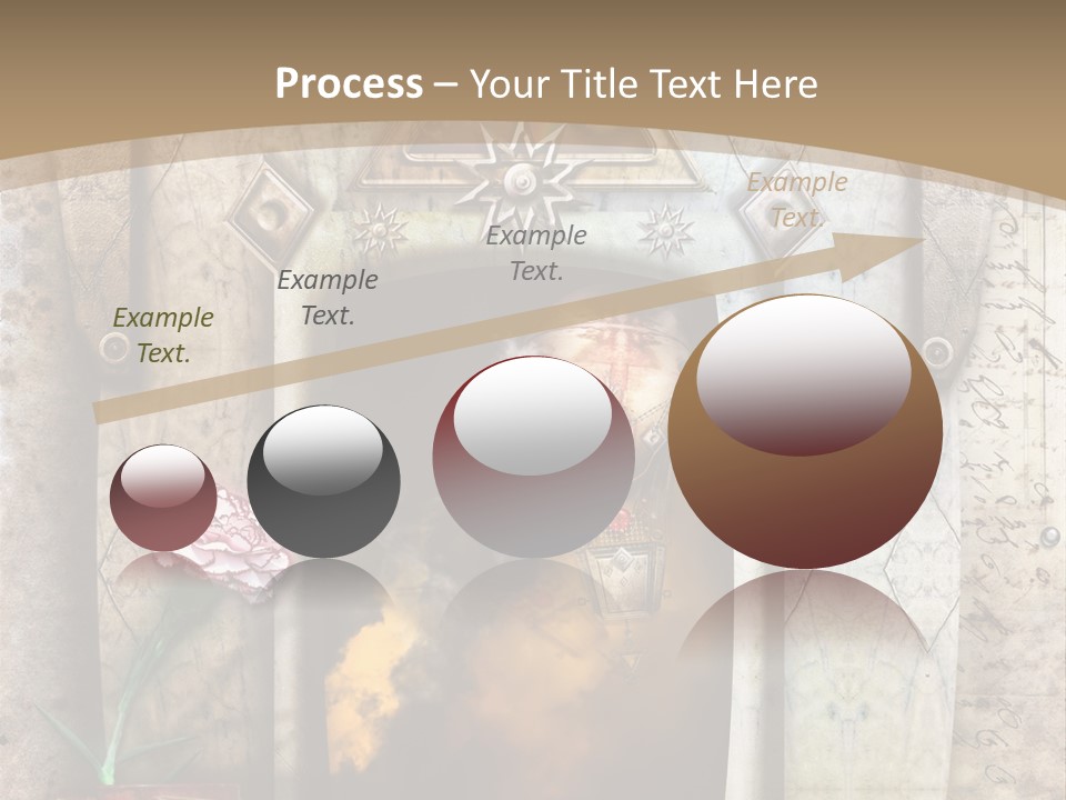 Manuscript Imagination Aged PowerPoint Template