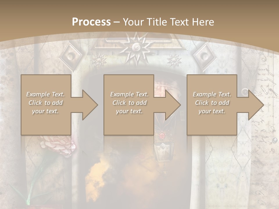 Manuscript Imagination Aged PowerPoint Template
