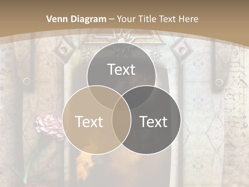 Manuscript Imagination Aged PowerPoint Template