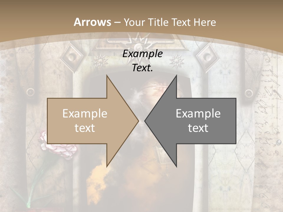 Manuscript Imagination Aged PowerPoint Template