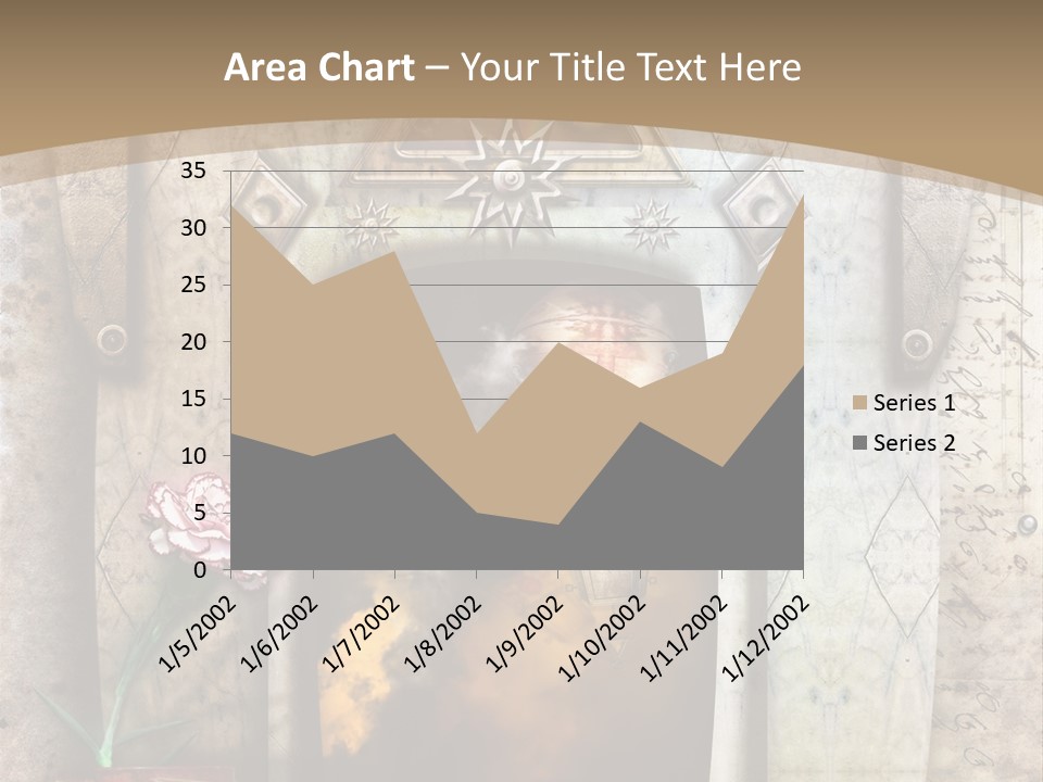 Manuscript Imagination Aged PowerPoint Template