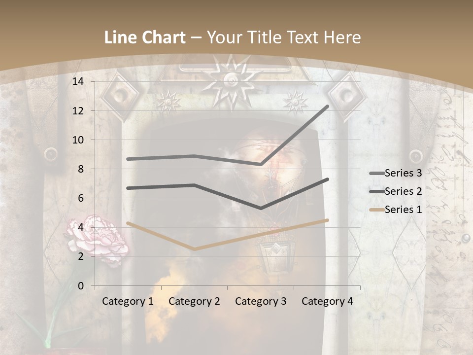 Manuscript Imagination Aged PowerPoint Template