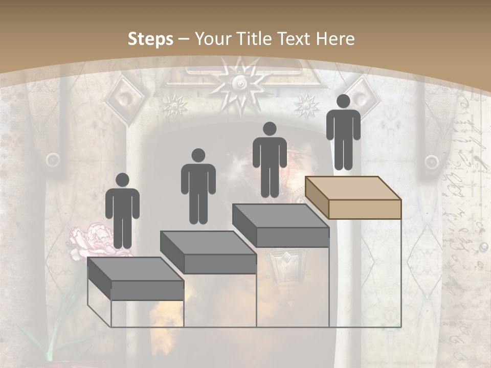 Manuscript Imagination Aged PowerPoint Template