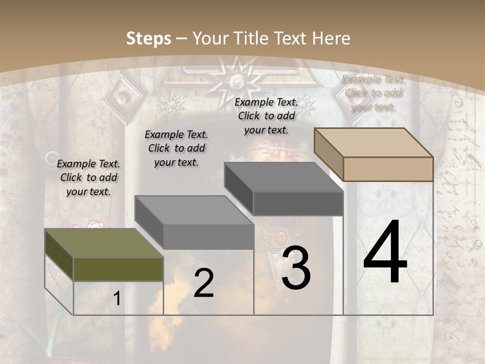 Manuscript Imagination Aged PowerPoint Template