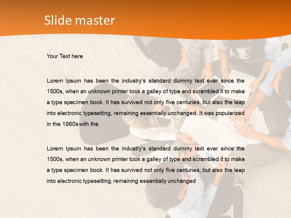 Successful Happy Person PowerPoint Template