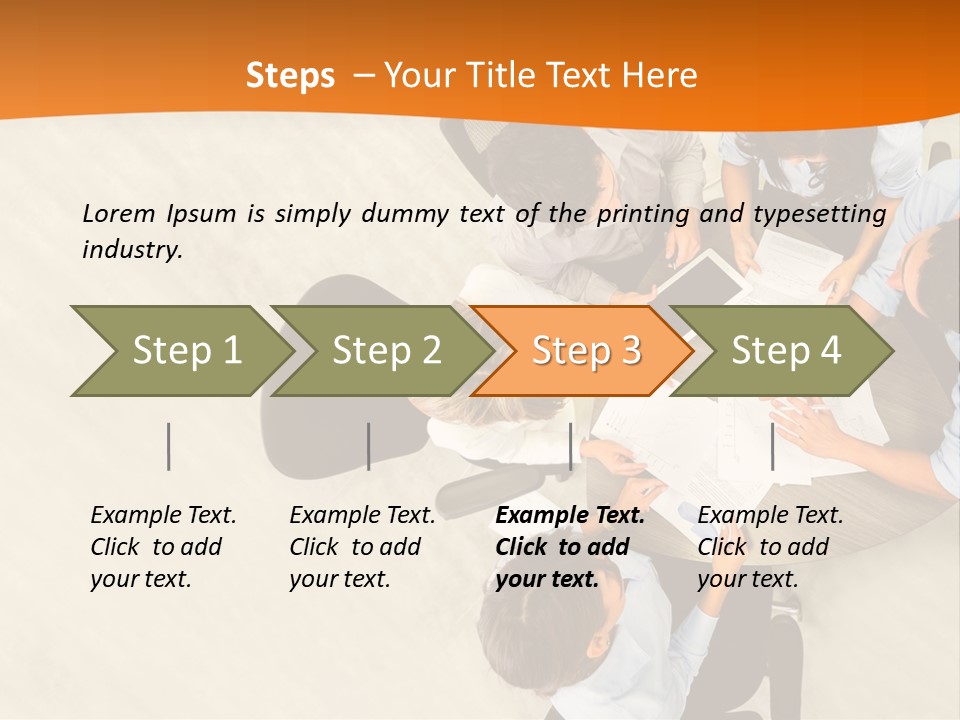 Successful Happy Person PowerPoint Template