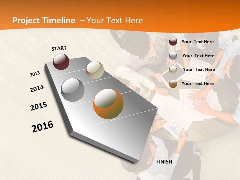 Successful Happy Person PowerPoint Template