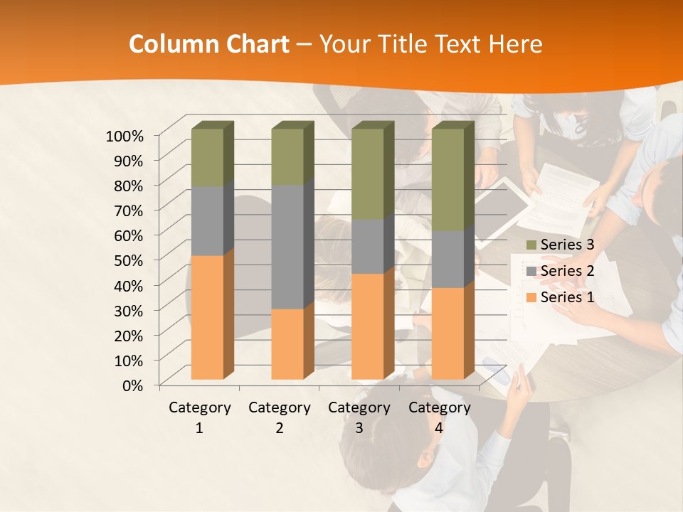Successful Happy Person PowerPoint Template