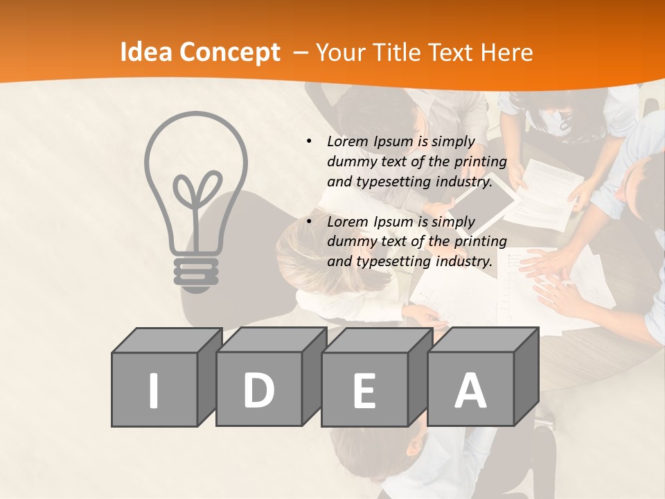 Successful Happy Person PowerPoint Template