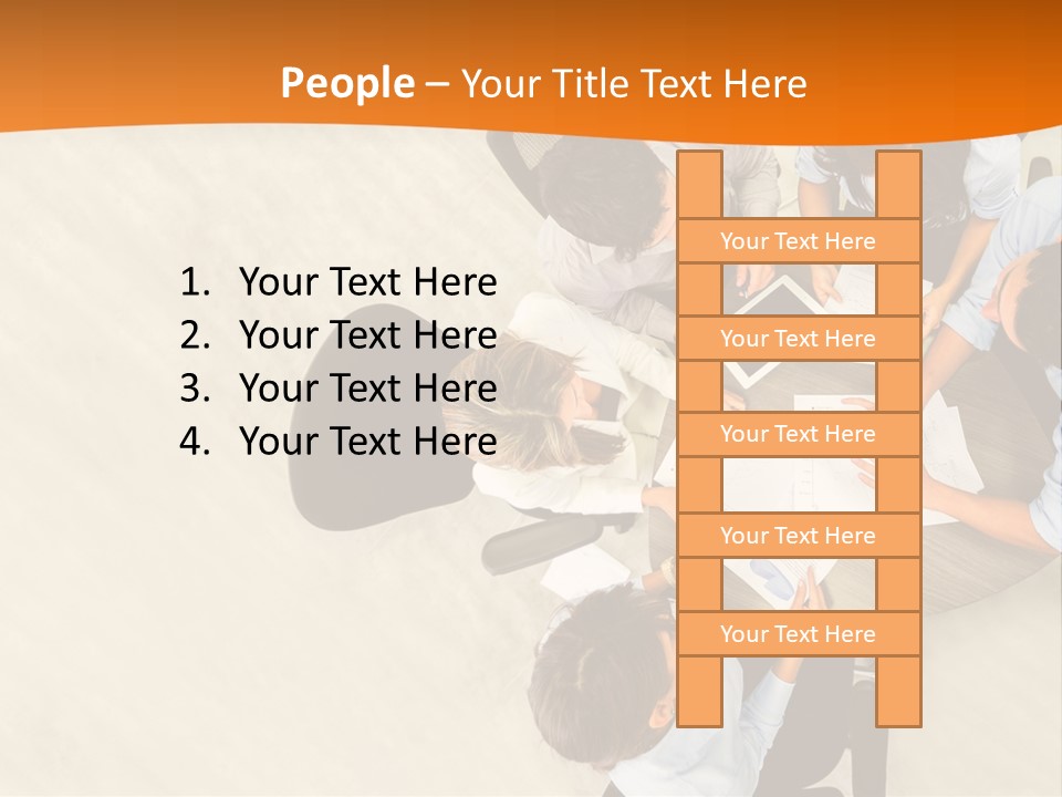 Successful Happy Person PowerPoint Template