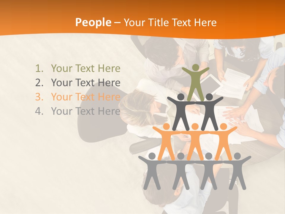 Successful Happy Person PowerPoint Template