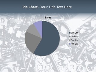 Spanner Close Up Iron PowerPoint Template