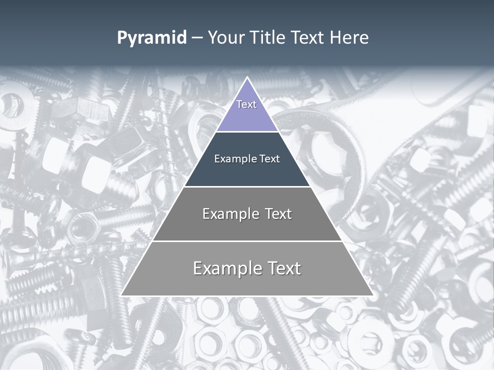 Spanner Close Up Iron PowerPoint Template