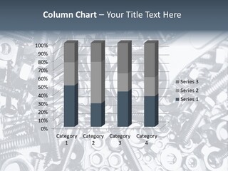 Spanner Close Up Iron PowerPoint Template