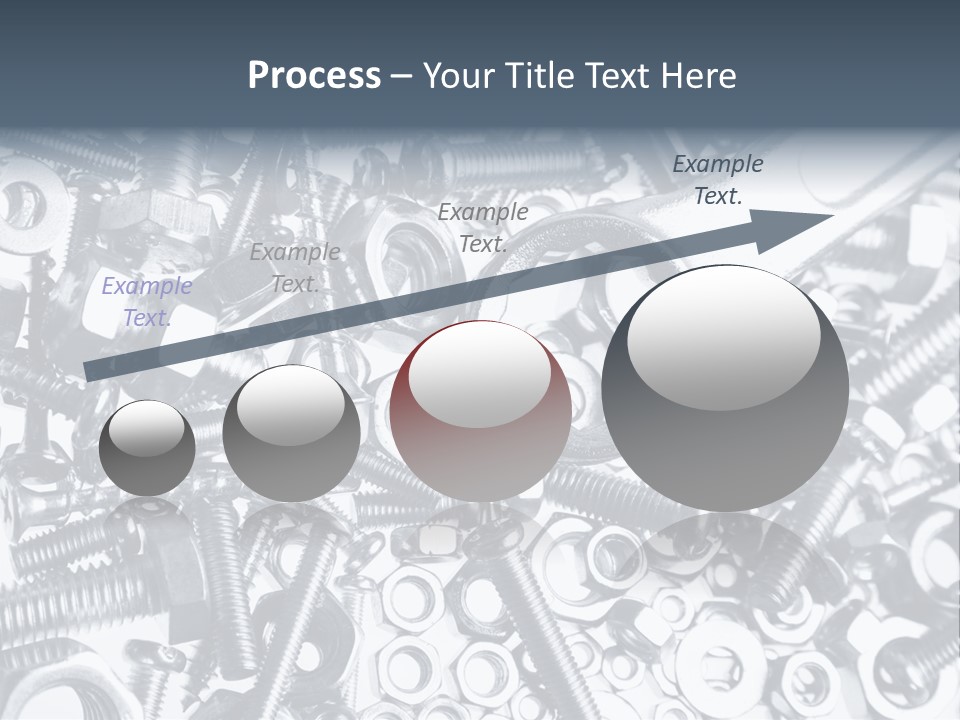 Spanner Close Up Iron PowerPoint Template