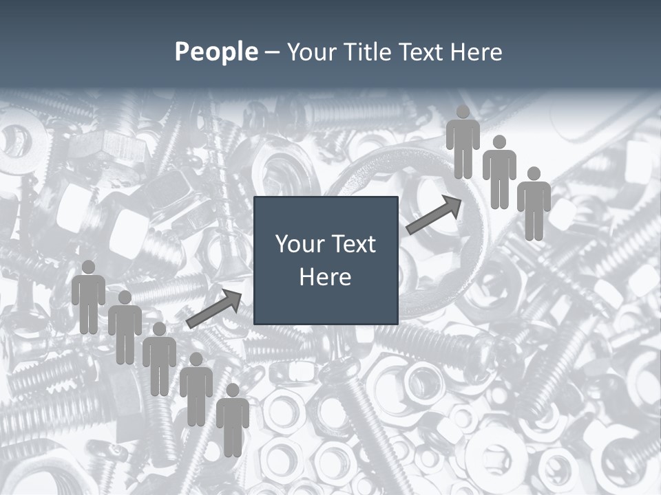 Spanner Close Up Iron PowerPoint Template