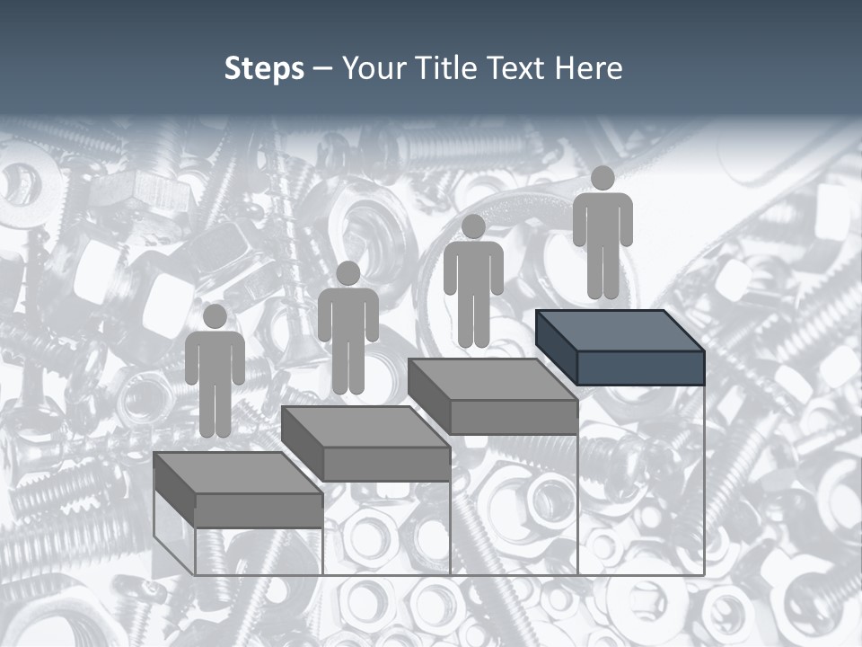 Spanner Close Up Iron PowerPoint Template