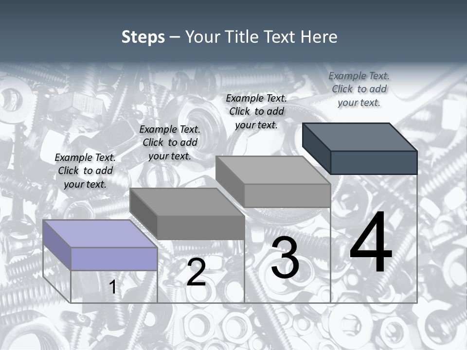 Spanner Close Up Iron PowerPoint Template
