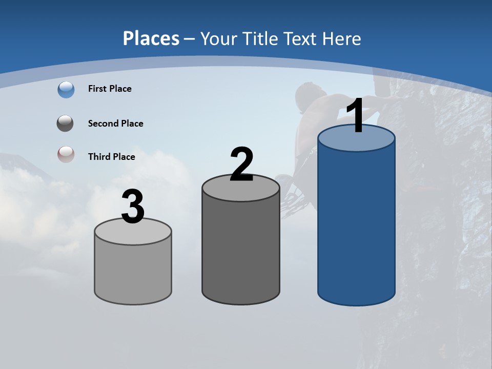 Height Climb Active PowerPoint Template