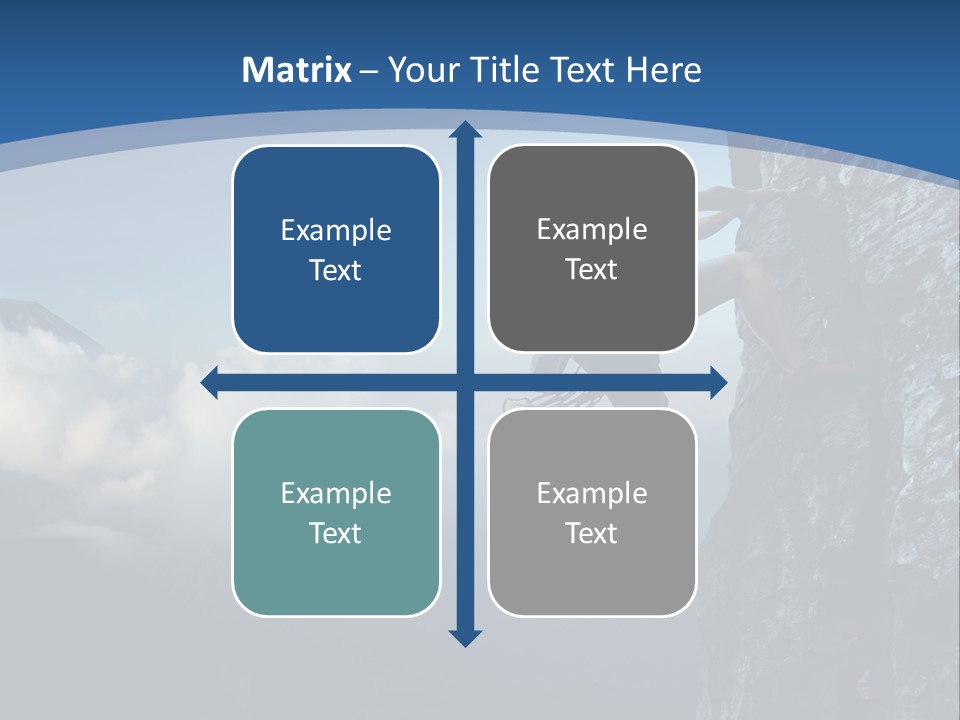 Height Climb Active PowerPoint Template