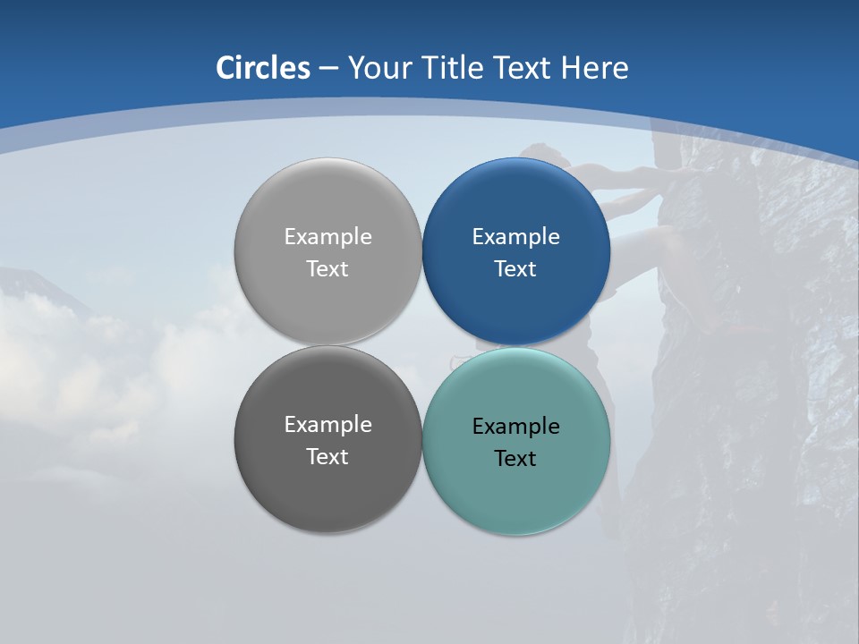 Height Climb Active PowerPoint Template