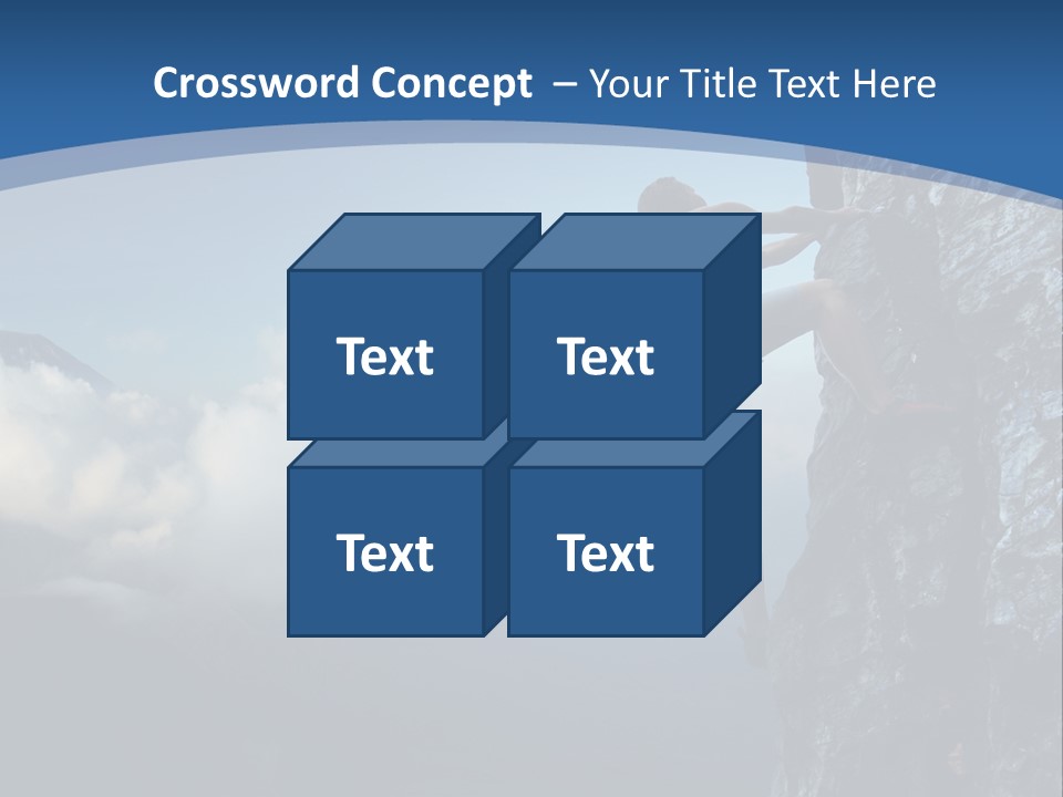 Height Climb Active PowerPoint Template