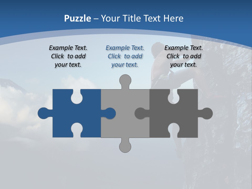 Height Climb Active PowerPoint Template