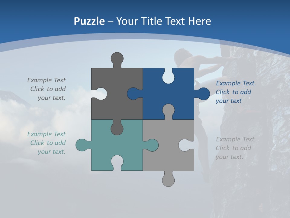 Height Climb Active PowerPoint Template