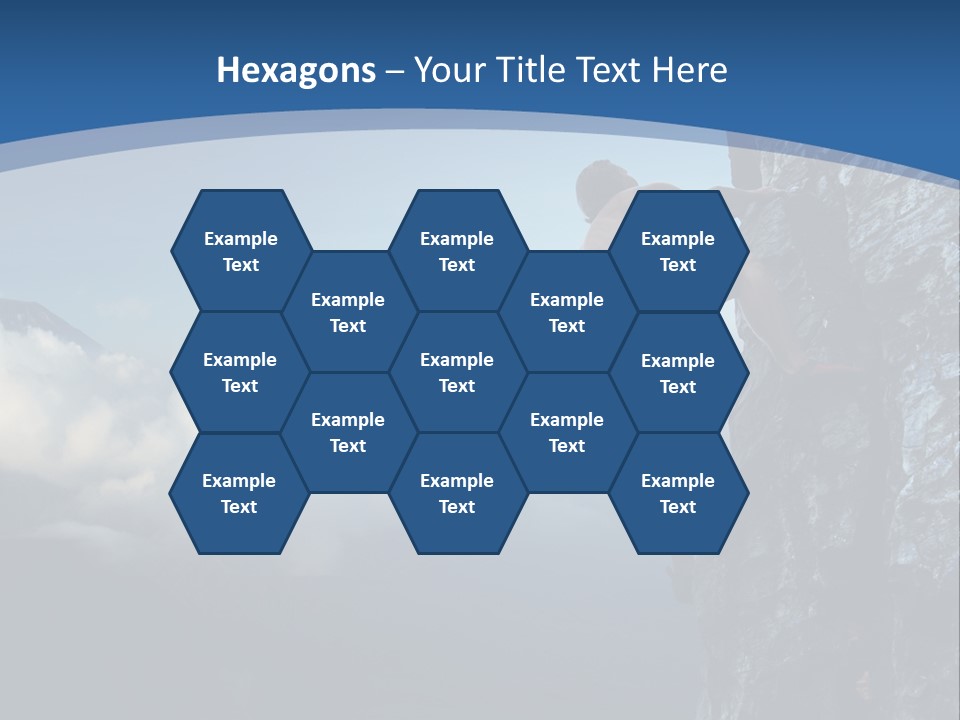 Height Climb Active PowerPoint Template