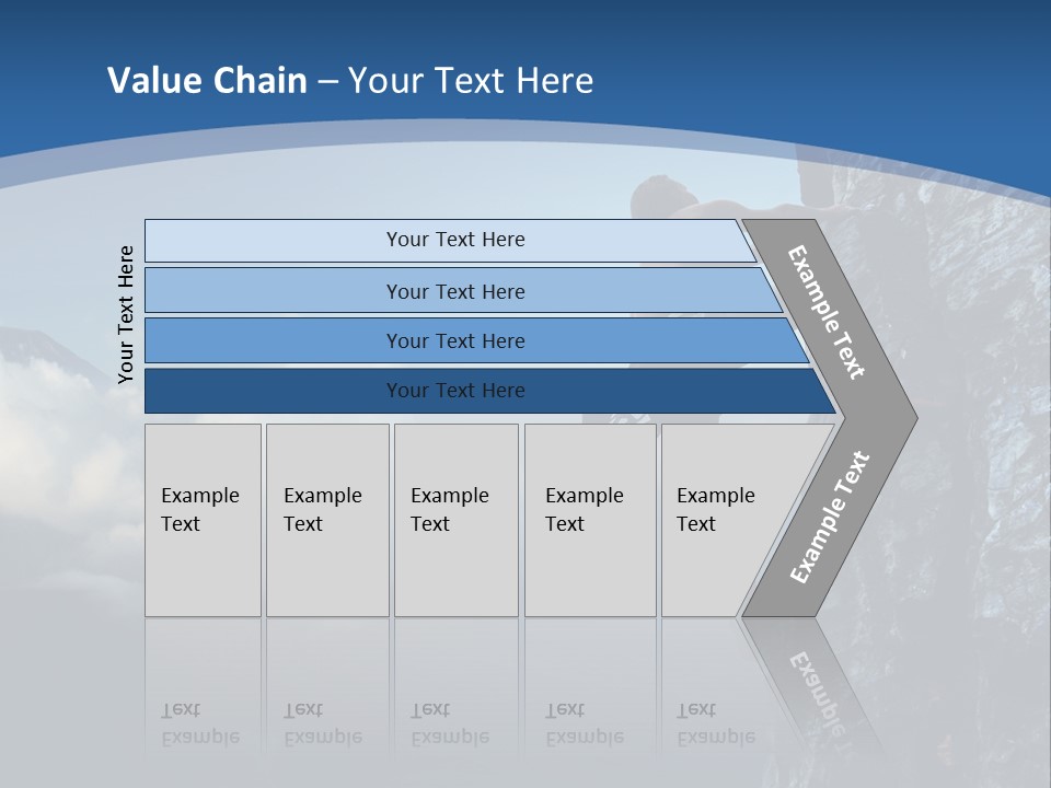 Height Climb Active PowerPoint Template