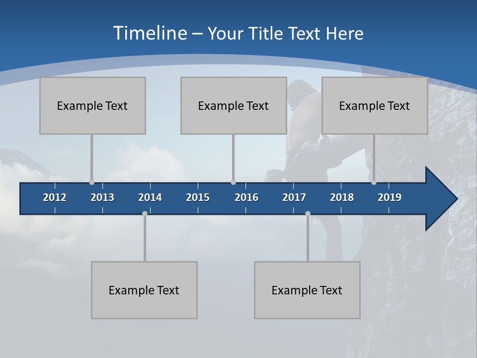 Height Climb Active PowerPoint Template