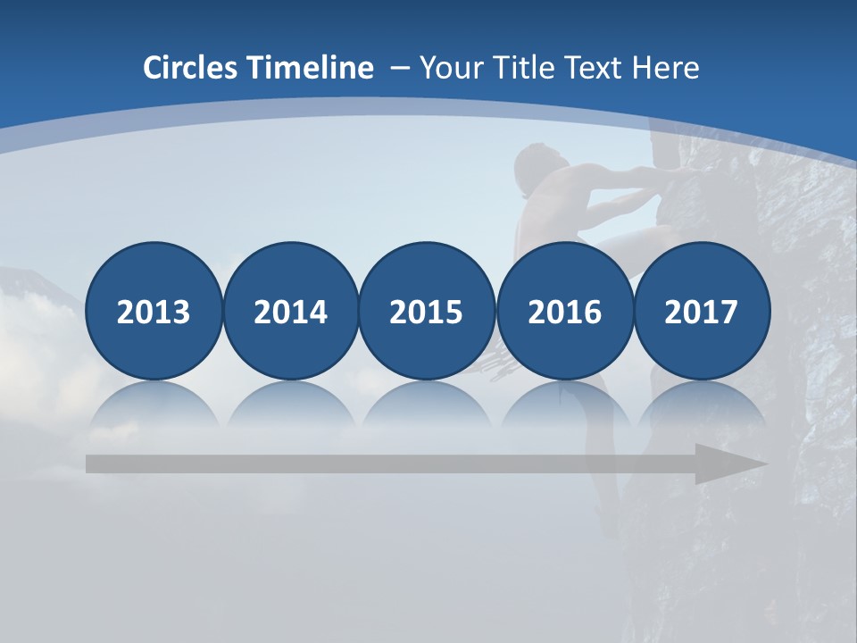 Height Climb Active PowerPoint Template