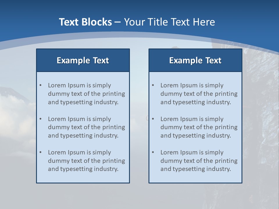 Height Climb Active PowerPoint Template