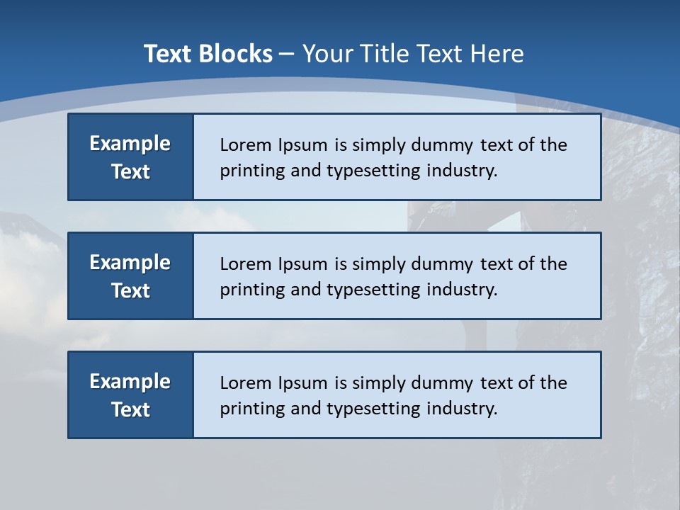 Height Climb Active PowerPoint Template