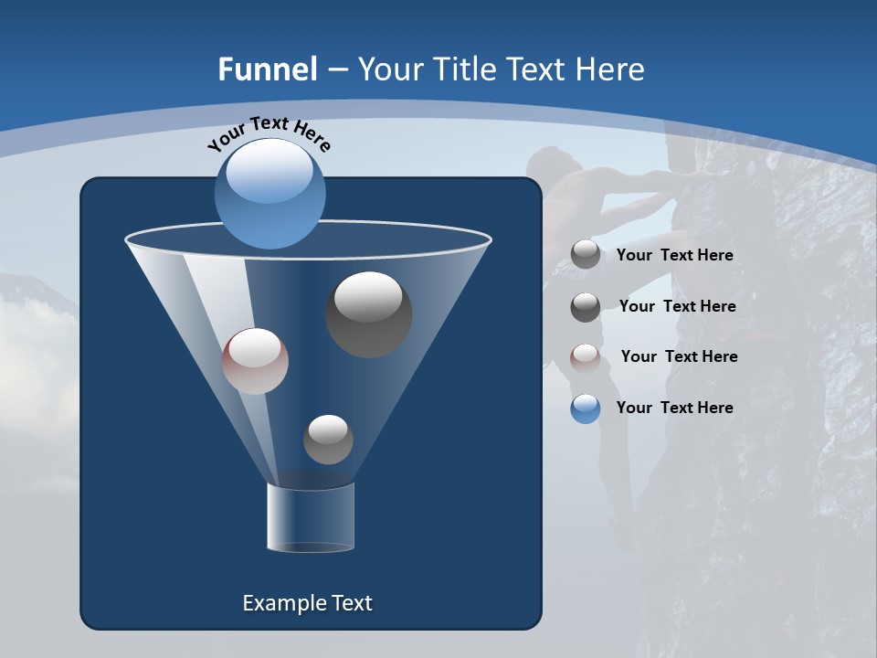 Height Climb Active PowerPoint Template