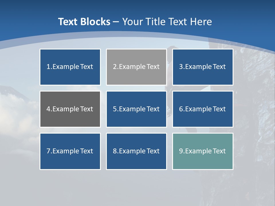 Height Climb Active PowerPoint Template