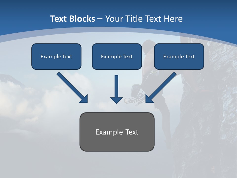 Height Climb Active PowerPoint Template