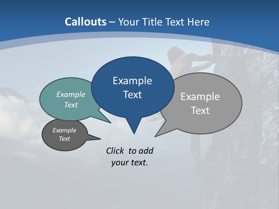 Height Climb Active PowerPoint Template