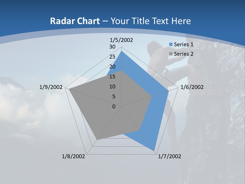Height Climb Active PowerPoint Template